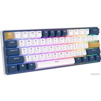 Клавиатура Royal Kludge RK61 Plus RGB (белый, RK Cyan)