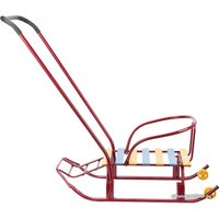 Санки Galaxy Мишутка-1 (с колесом, красный)