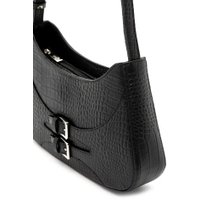 Женская сумка Souffle 218 2185001 (черный кайман эластичный)