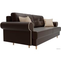 Диван Лига диванов Сплин 101691 (экокожа, коричневый)