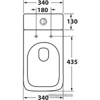 Унитаз напольный OWL 1975 Gap Ruta-G OWLT200901