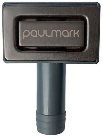 Слив-перелив Paulmark PM22-GM (черный/вороненая сталь)