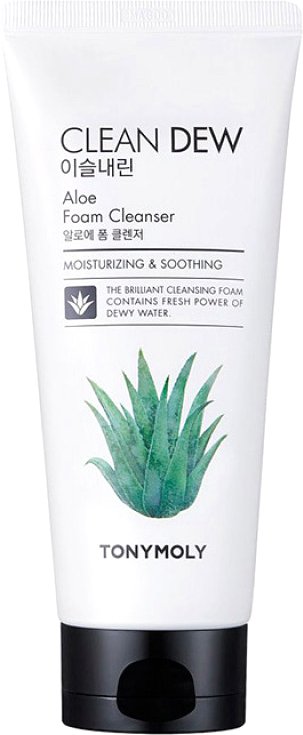 

Tony Moly Пенка для умывания Clean Dew Aloe Foam Cleanser 180 мл