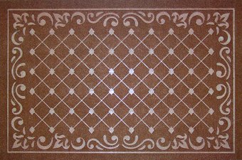 Придверный коврик Kovroff Ромбы 60x90 П/10/03/03 (коричневый)