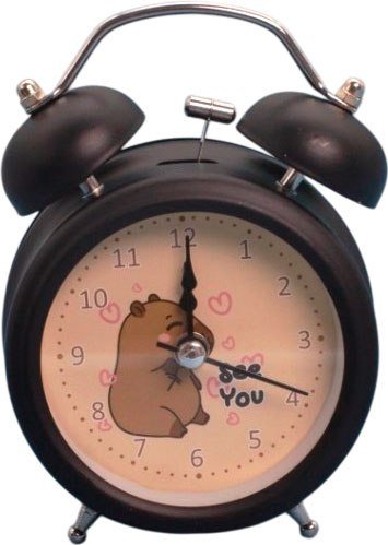 

Настольные часы ILikeGift Capybara, see you 100P-635-01 (черный)