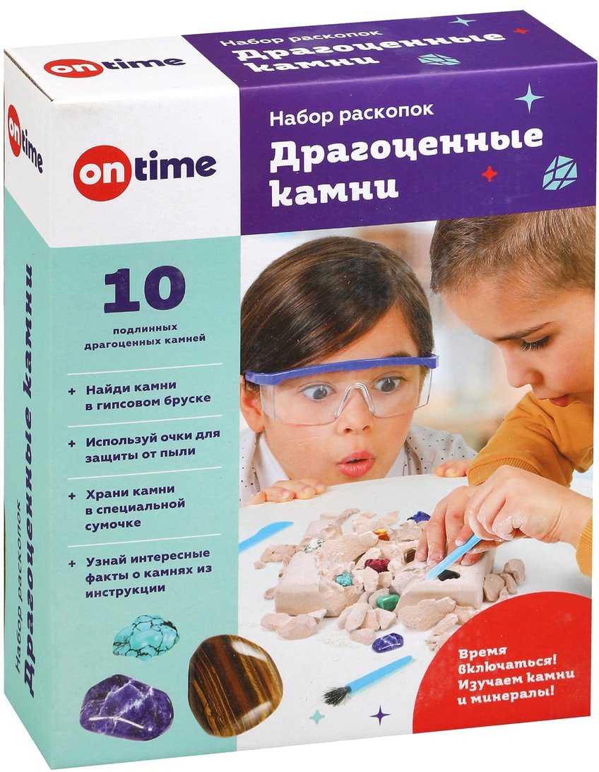 

Набор для опытов On Time Драгоценные камни 45035
