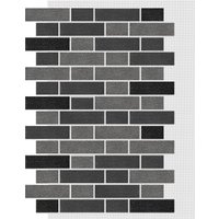 Декоративный кирпич АМК Тычок микс №241 (темно-серый микс)