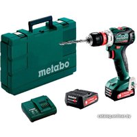 Дрель-шуруповерт Metabo PowerMaxx BS 12 BL Q 601039500 (с 2-мя АКБ 2 Ah, кейс)