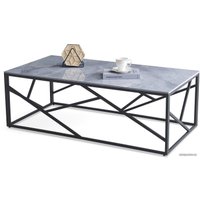 Журнальный столик Halmar Universe 2 (серый мрамор/черный)