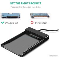 Бокс для накопителей 2.5" Ugreen 30847