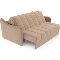 Диван Мебель-АРС Давос ППУ 180x200 см M2-111-10 (бежевый Luna 061)