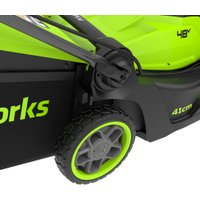 Газонокосилка Greenworks GD24X2LM411K4 2520907UD (с 2-мя АКБ)