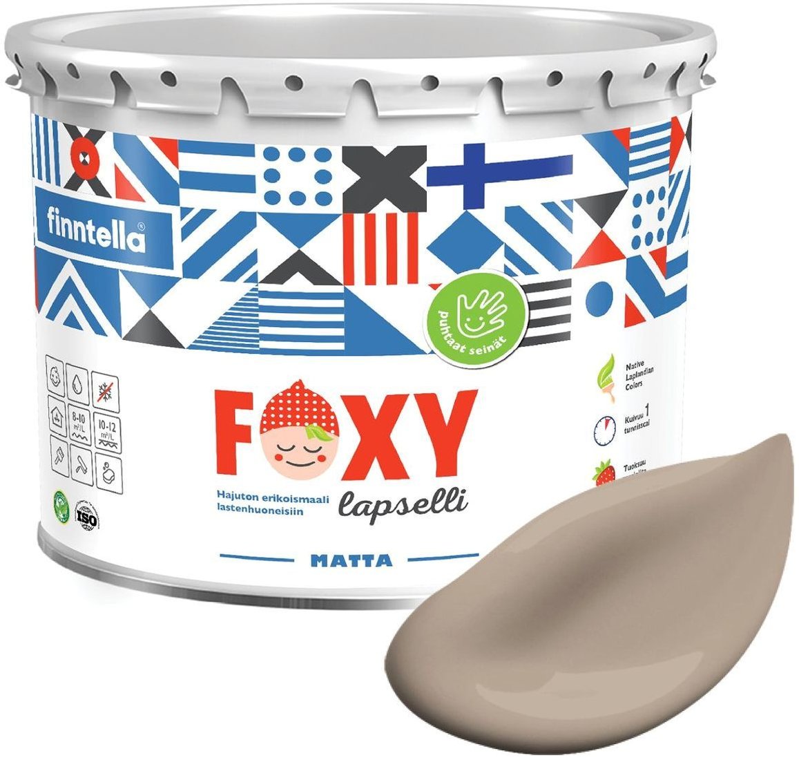 

Краска Finntella Foxy Lapselli Matte Koira F-50-1-3-FL230 2.7 л (коричневый)