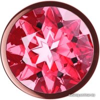 Анальная пробка Lola Toys Diamond Ruby Shine S 4024-01lola (розовое золото)