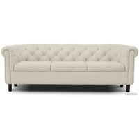 Диван Brioli Винчестер трехместный (J1/кремовый)