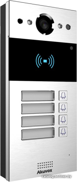Вызывная панель Akuvox R20B для накладного монтажа на 4 абонента