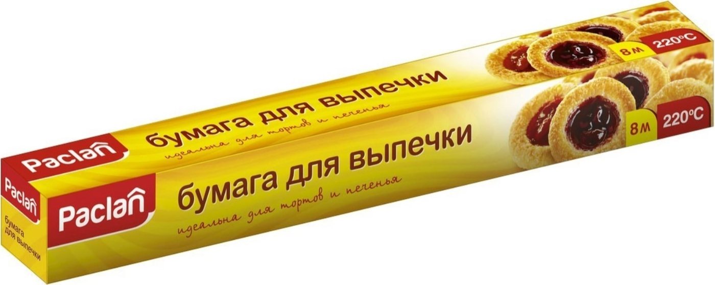 

Бумага для выпечки Paclan в коробке (8 м)