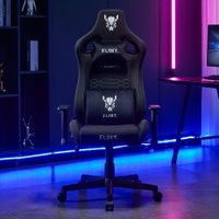 Игровое (геймерское) кресло FLOKY Velocity Black (черный)