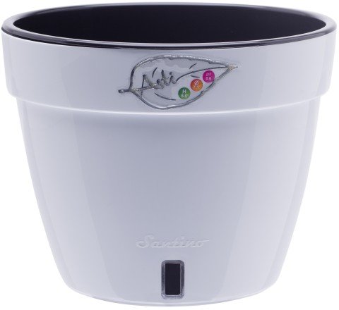 

Кашпо, горшки для растений Santino Asti AST25WHT/BL двойной (белый/черный)
