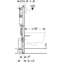 Инсталляция для унитаза Geberit Duofixbasic Delta 111.170.00.2