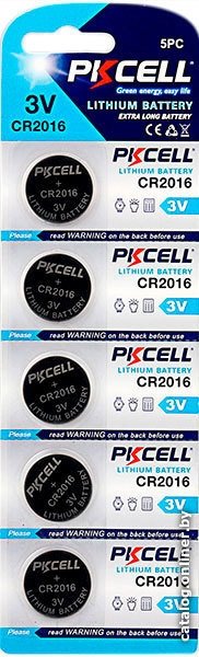 Батарейка PKCELL CR2016 5 шт.