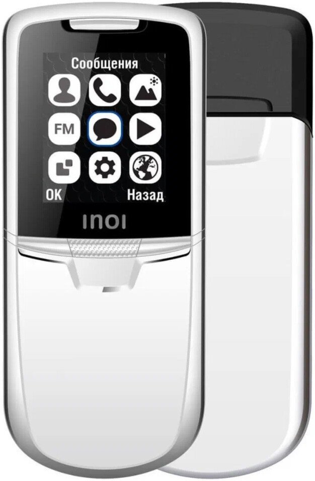 Кнопочный телефон Inoi 288S 4G (серебристый)