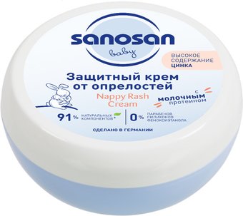 Крем под подгузник Sanosan От опрелостей с молочным протеином 150 мл 40891260