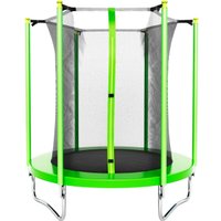 Батут GetActive Jump 6FT - 183 см с внутренней сеткой (зеленый)