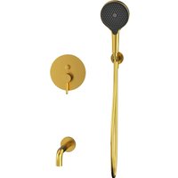 Душевой гарнитур  Whitecross Y YSET06TOPGLB (брашированное золото) в Лиде