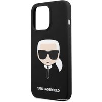 Чехол для телефона CG Mobile Lagerfeld для iPhone 13 Pro KLHMP13LSLKHBK