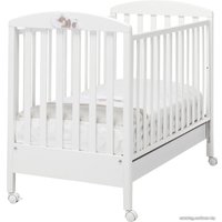 Классическая детская кроватка Erbesi Dormiglione белая в Солигорске