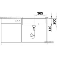 Кухонная мойка Blanco Subline 700-U Level (кофе) [518398]