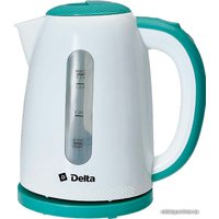 Электрический чайник Delta DL-1106 (белый/мятный)