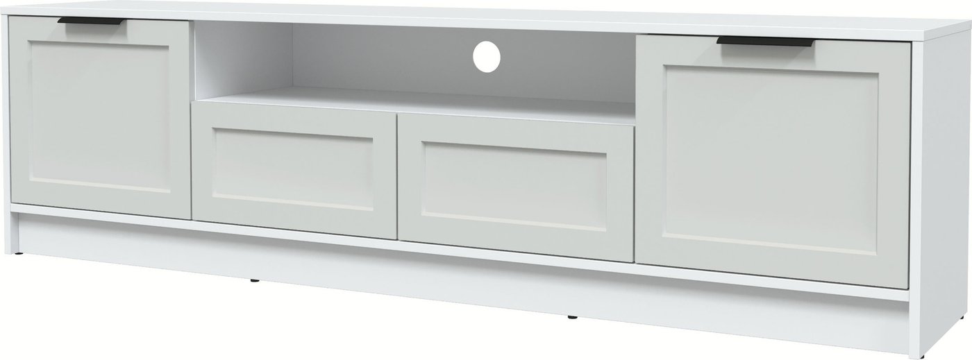 

Тумба Интерлиния ТВ Концепт Тренд КТ-ТВ4-50 (белый платинум/грей)