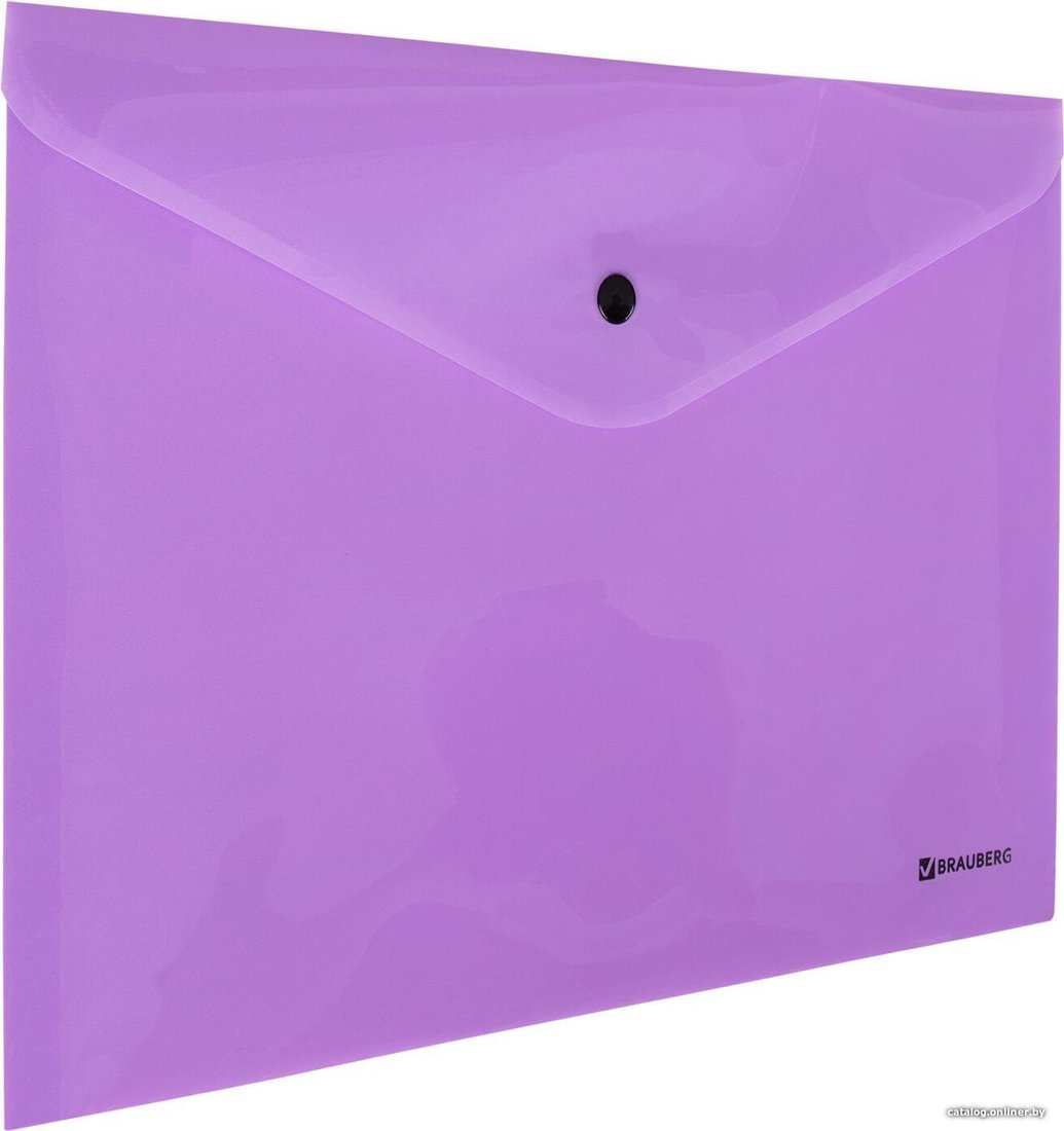 Папка-конверт BRAUBERG Pastel 270475 (фиолетовый)