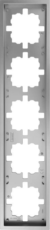 Рамка Lezard Zima 704-7400-150 (серый матовый)