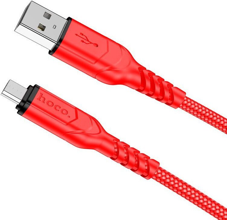Кабель Hoco X59 USB Type-A - microUSB (2 м, красный)
