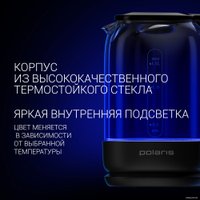 Электрический чайник Polaris PWK 1720CGLD Wi-Fi IQ Home (черный)