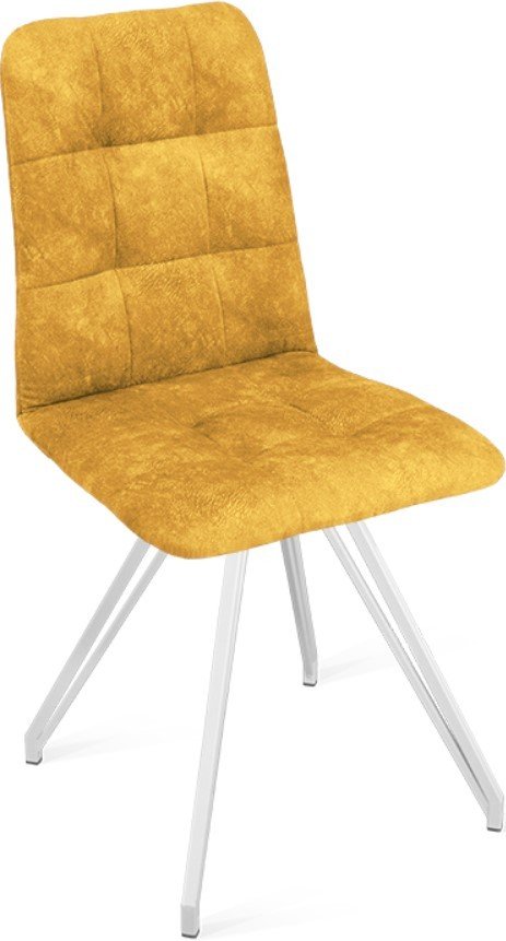 

Стул Трия Аспен К4 (белый матовый/микровелюр Wellmart Yellow)