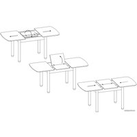 Кухонный стол Сокол СО-3м (белый)