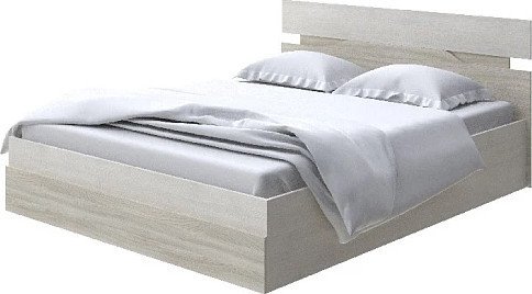 Кровать PROxSON Milton с ПМ 180x190 (дуб шамони светлый 124/ясень шимо светлый)