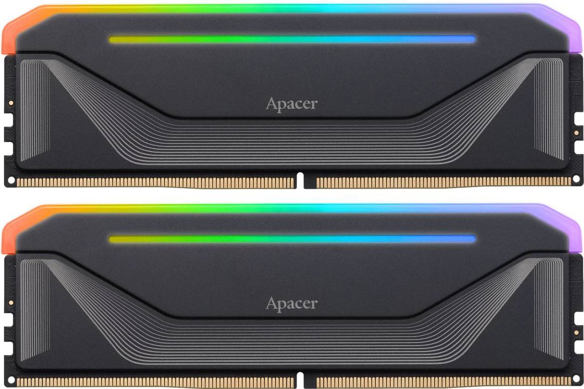 

Оперативная память Apacer NOX RGB 2x32ГБ DDR5 6400 МГц AH5U64G64C552NBAA-2