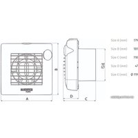 Осевой вентилятор Vortice Punto M 120/5"
