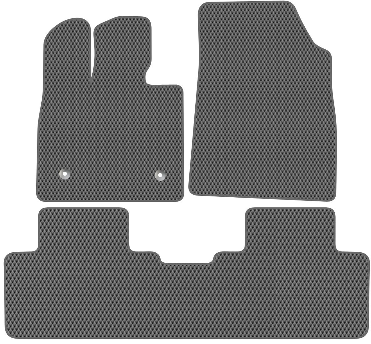 

Комплект ковриков для авто Alicosta BYD Song Plus I (suv) 2023 - Н.В. (серый, ромб)