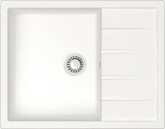

Кухонная мойка MARRBAXX Карельский камень модель 151/G31 (белый)