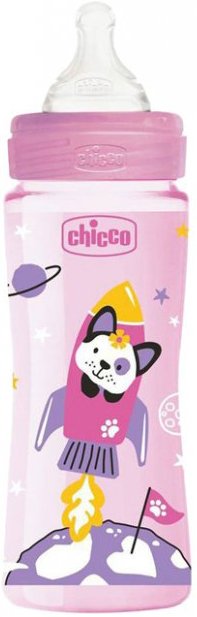 

Бутылочка для кормления Chicco Well-Being Girl 00028637100000 (330 мл)