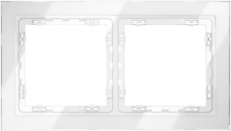 Рамка Voltum S70 VLS110201 (белый глянцевый)