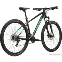 Велосипед Kross Level 1.0 29 XL/20" 2024 (черный/зеленый)