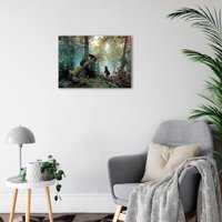 Картина Stamprint Утро в сосновом лесу И. И. Шишкин PT023 (50x70)