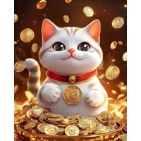 Алмазная мозаика  Феникс+ Манеки Неко 71384